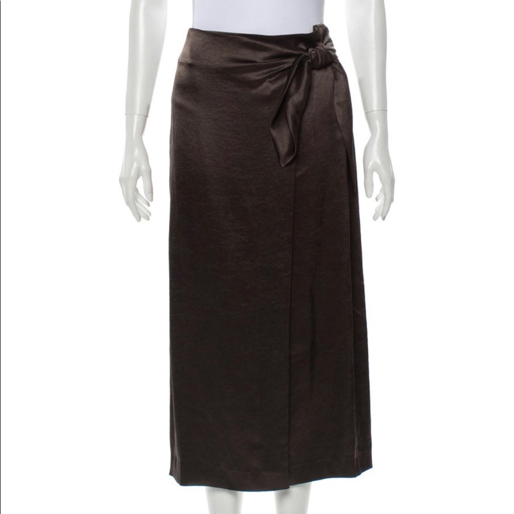 Nanushka Silky Midi Skirt